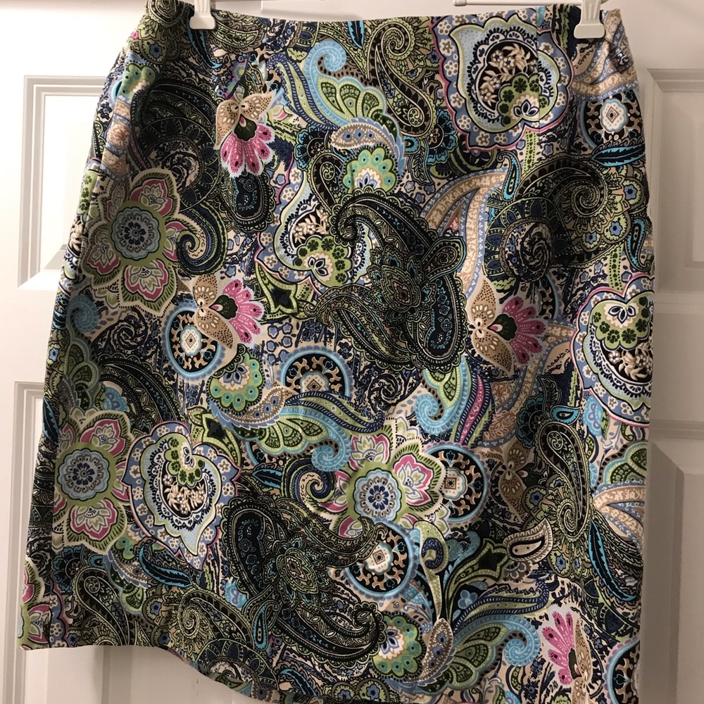 Talbots cotton skirt